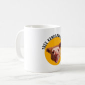 T ist für Tree Kangaroo Keeper Kaffeetasse (Vorderseite Links)