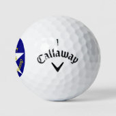 T ist für Trump, der den Sumpf entzieht Golfball (Logo)