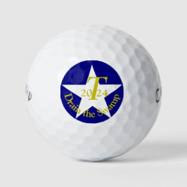 T ist für Trump, der den Sumpf entzieht Golfball