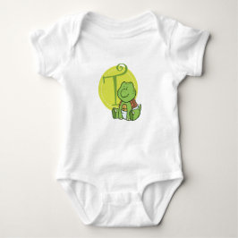 T ist für Turtle Baby Strampler