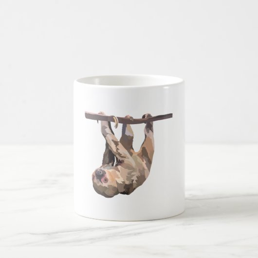 T ist für Two Toed Sloth Kaffeetasse (Mittel)
