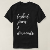 T Jeans Diamonds T-Shirt (Design vorne)