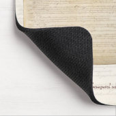 T. Jefferson: Meinung u. Grund - Mousepad (Ecke)