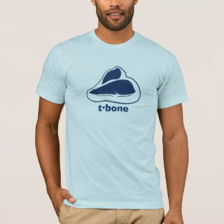 T·Knochen-T - Shirt, blau T-Shirt