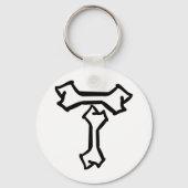 T Knochensymbol Schlüsselanhänger (Vorderseite)