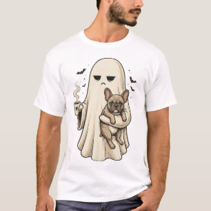 T-langweiliger Geist hält süßen französischen Bull T-Shirt