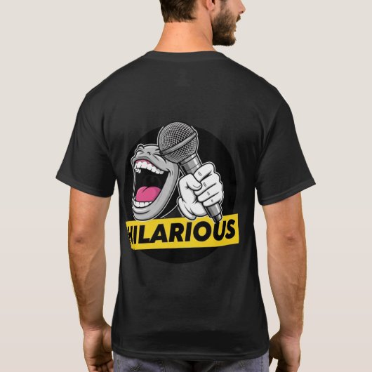 T- Laugh-Out-Loud Comedy T-Shirt (Rückseite)