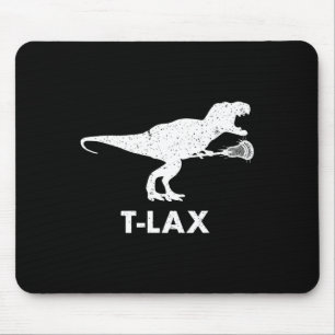 T-lax Dinosaur. Cooler Dino Lax Lacrosse-Spieler Mousepad