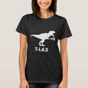 T-lax Dinosaur. Cooler Dino Lax Lacrosse-Spieler T-Shirt