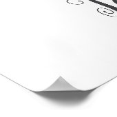 T Letter Monogram Greenerity Kinderzimmer Name Wal Poster (Ecke)