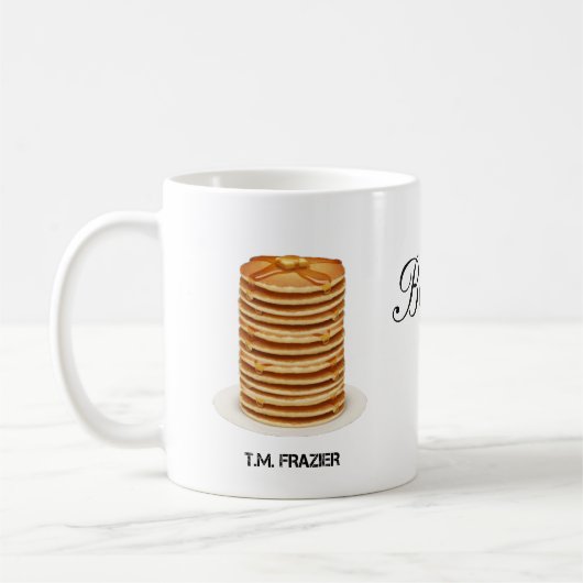 T.M. FRAZIER - Weil Pfannkuchen Kaffeetasse (Links)
