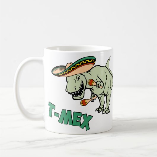 T-Mex T-Rex mexikanischer Kaffeetasse (Links)