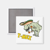 T-Mex T-Rex mexikanischer Tyrannosaurus Dinosaurie Magnet (Vorderseite/Rückseite)