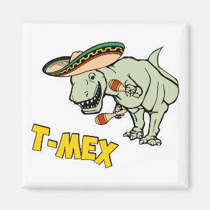 T-Mex T-Rex mexikanischer Tyrannosaurus Dinosaurie Magnet
