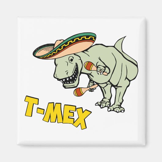 T-Mex T-Rex mexikanischer Tyrannosaurus Dinosaurie Magnet (Vorne)
