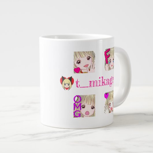 t_mikage big mug[W]/ミカゲビッグマグ[W] Jumbo-Tasse (Vorderseite Rechts)