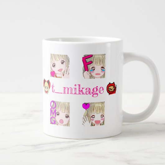 t_mikage big mug[W]/ミカゲビッグマグ[W] Jumbo-Tasse (Rechts)