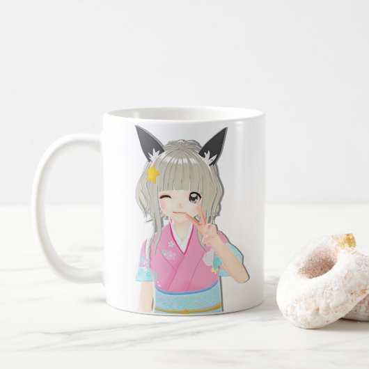 t_mikage mug[VW]/ミカゲマグ[VW] コーヒーマグカップ Kaffeetasse (Mit Donut)