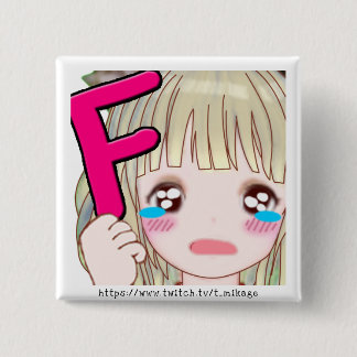 t_mikage tin badgeSQ[F]/ミカゲ缶バッチSQ[F] 缶バッジ Button