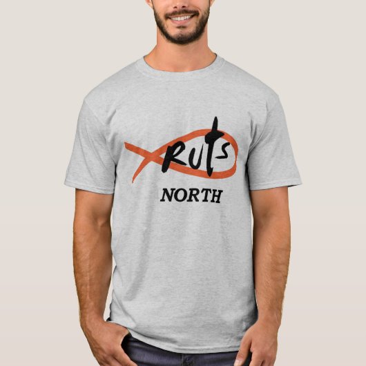 T MIT ORANGE LOGO T-Shirt (Vorderseite)
