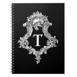 T Monogramm Initiale Notizblock