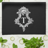 T Monogramm Küchentuch (Gefaltet)