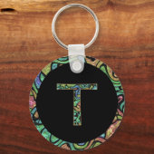 T Monogramm Schlüsselanhänger (Vorderseite)