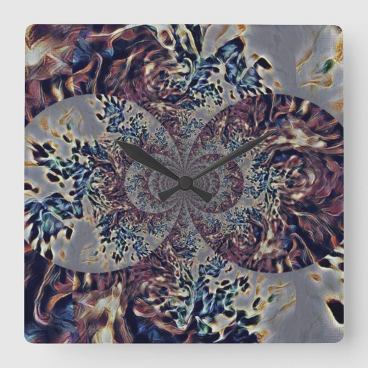 T. Nova Quadratische Wanduhr (Vorderseite)