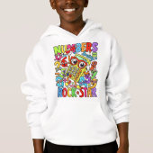 T-Number Day Kids Hoodie | Maths School Event UK (Vorderseite)