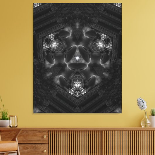 T.O.L.O.B Enigma Wrapped Canvas Leinwanddruck (Insitu (Wohnzimmer))