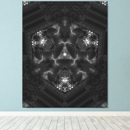 T.O.L.O.B Enigma Wrapped Canvas Leinwanddruck (Insitu (Holzboden))