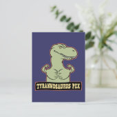 T-Pex Postkarte (Stehend Vorderseite)
