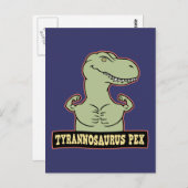 T-Pex Postkarte (Vorne/Hinten)