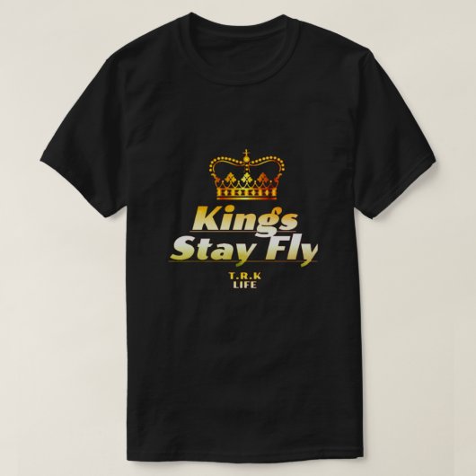 T.R.K GOLD EMBLEM KINGS STAY FLY TSHIRT (Design vorne)
