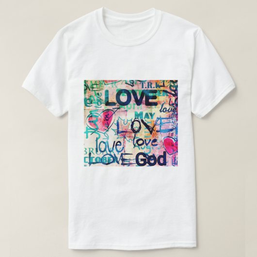 T.R.K LIEBE GOD KURZE SCHNITT EXKLUSIVE TSHIRT (Design vorne)