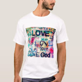 T.R.K LIEBE GOD KURZE SCHNITT EXKLUSIVE TSHIRT (Vorderseite)