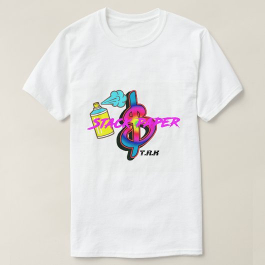 T.R.K STACK PAPIER DOLLA SIGN TSHIRT (Design vorne)