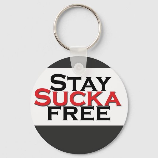 T.R.K Sucka Free Button Schlüsselanhänger (Vorderseite)
