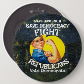 T REGIERUNG FISA ATF TSA FEMA HUD IRS DHS LF GSW K BUTTON (Vorne & Hinten)