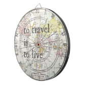 T-Reise ist zu leben Dartscheibe (Vorderseite rechts)