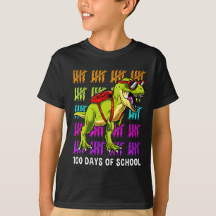 T Rex 100 Tage der Schule Dinosaurier T Rex Kinder T-Shirt