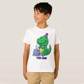 T-Rex 2. Geburtstag T-Shirt (Vorne ganz)