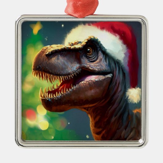 T-Rex 2 Ornament Aus Metall (Vorne)