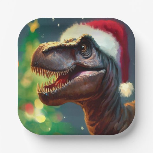 T-Rex 2 Pappteller (Vorderseite)