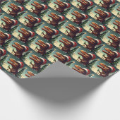 T-Rex 4 Geschenkpapier (Ecke)