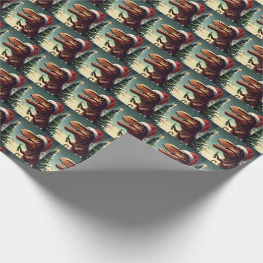 T-Rex 4 Geschenkpapier (Ecke)