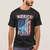 T rex 4. Juli Jungs Männer Funny Dinosaur Murica U T-Shirt (Vorderseite)