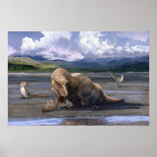 T. rex Aasfresser Druck Poster (Vorne)
