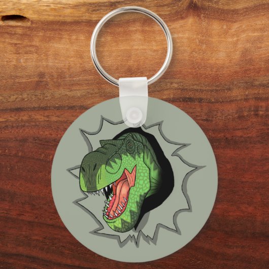 T-Rex-Abstürze aus Schlüsselanhänger (Vorderseite)