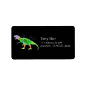 T-Rex Adressaufkleber (Vorne)